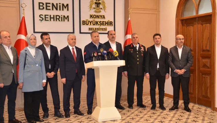 Bakan Yerlikaya, Konya’da Yatırım Değerlendirme ve Koordinasyon Toplantısına katıldı