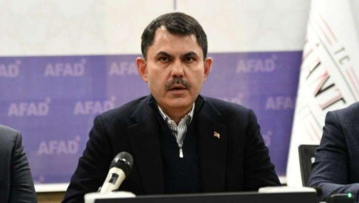 Bakan Kurum: “İstanbul, Bursa, Balıkesir, Tekirdağ ve Yalova’daki vatandaşlarımızdan toplamda bin 756 hasar ihbarı aldık”