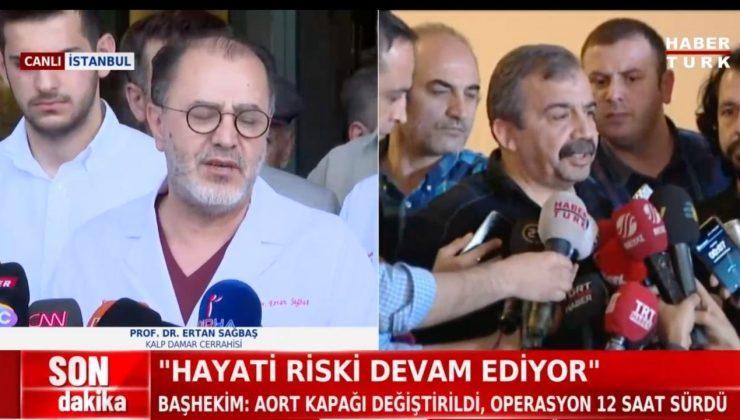 Sırrı Süreyya Önder’in doktorlarından açıklama: Ölüm riski yüksek olan bir ameliyat yapıldı