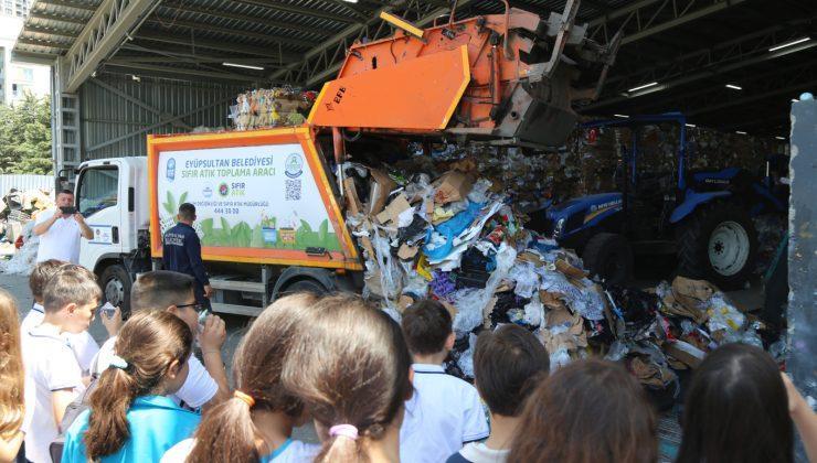 Minik çevre gönüllüleri geri dönüşüm tesislerinde buluştu