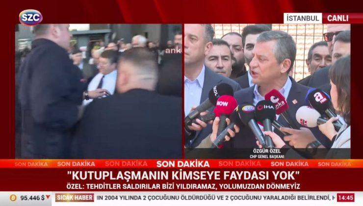 Özgür Özel’den saldırı sonrası ilk açıklama