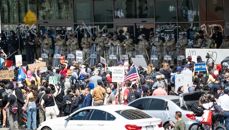 Los Angeles’ta gösteriler sürüyor