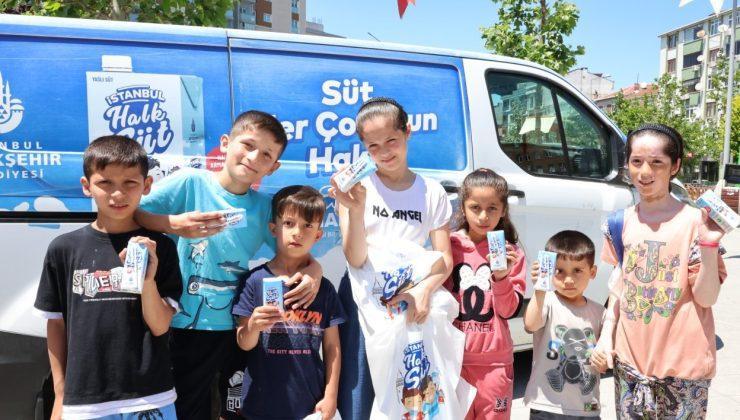 İBB’den Bayrampaşa’da Süt Dağıtımı