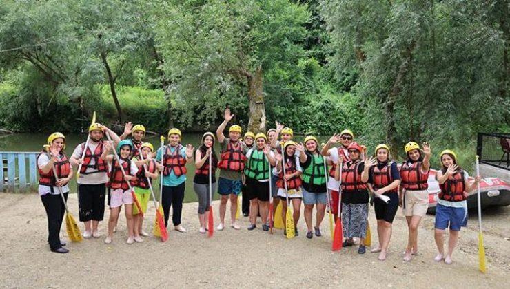 Melen Çayı’nda ‘engelsiz rafting’