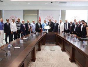 TÜRFAD’dan, Bakan Memişoğlu’na nezaket ziyareti