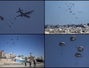 BAE ve Ürdün, Avrupa ülkelerinin desteğiyle Gazze’ye yardım ulaştırdı