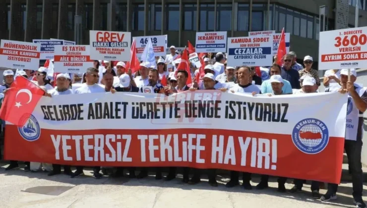 Memurlar zam teklifini beğenmedi: İş bırakma eylemine gittiler