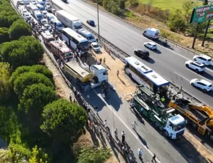 TEM Otoyolu’nda zincirleme kaza: 1 ölü, 21 yaralı