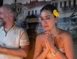 Bergüzar Korel yeni yaşını kutladı! Eşi Halit Ergenç öpmeye doyamadı