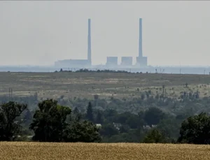 Ukrayna’daki Zaporijya Nükleer Santrali’nde bulunan destek tesisi vuruldu