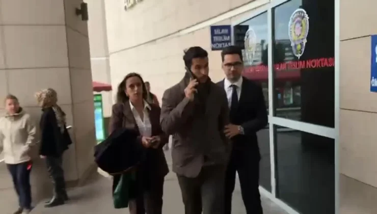 Necip Uysal, suç duyurusu için adliyeye geldi