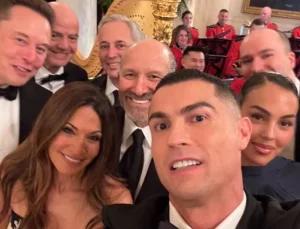 Cristiano Ronaldo, Beyaz Saray’da gecenin fotoğrafını çekti