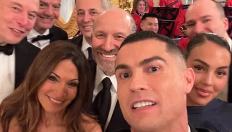 Cristiano Ronaldo, Beyaz Saray’da gecenin fotoğrafını çekti