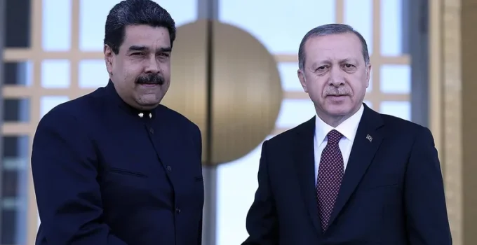 Cumhurbaşkanı Erdoğan, Nicolas Maduro ile görüştü