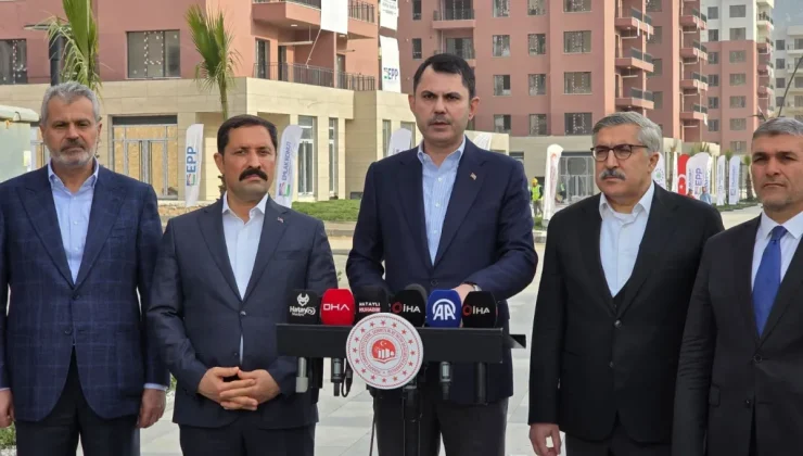 Murat Kurum, 500 bin sosyal konut projesinde başvuru sayısını açıkladı