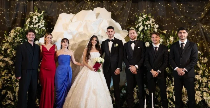 Samet Akaydin’in nikah şahitleri Galatasaraylı futbolcular oldu
