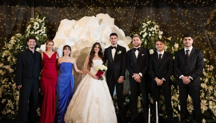 Samet Akaydin’in nikah şahitleri Galatasaraylı futbolcular oldu
