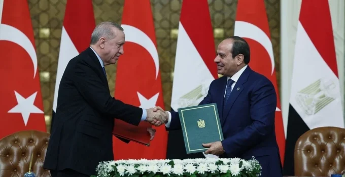 Cumhurbaşkanı Erdoğan: Mısır ile ticaret hacmini 15 milyar dolara yükseltmeyi hedefliyoruz