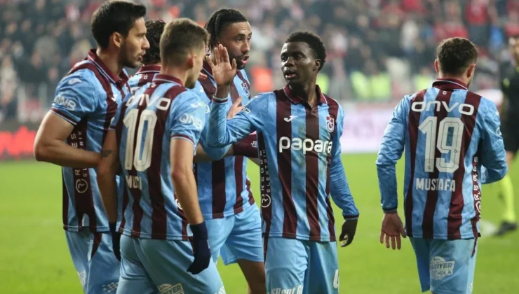 Trabzonspor 3 puanı 3 golle aldı