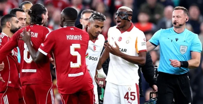 Liverpool’a yenilen Galatasaray, Avrupa’ya veda etti